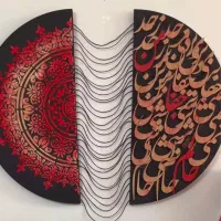 تابلو پتینه نقش فرش|تابلو، نقاشی، عکس|تهران, نیلوفر|دیوار