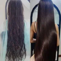 مدل برای احیا و کراتین مو