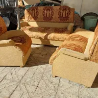 مبل راحتی ۷نفره|مبلمان خانگی و میز عسلی|صحنه, |دیوار