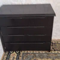 کمد چهار کشابی چوبی در حد نو