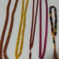 تسبیح کهربا عقیق وسندلوس