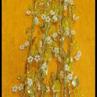 شاخه گل|گل مصنوعی|قم, در بهشت|دیوار