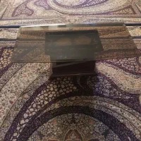 میز وسط شیشه ای و چوب