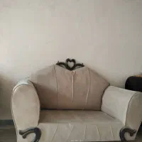 مبل هفت نفره،کرم رنگ|مبلمان خانگی و میز عسلی|انگوران, |دیوار