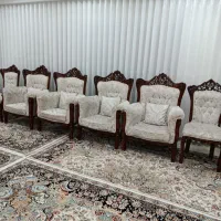 مبل سلطنتی 9 نفره|مبلمان خانگی و میز عسلی|مریوان, |دیوار