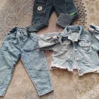 کاپشن وکت وشلوار جین و بارونی دخترانه|کفش و لباس بچه|اسلام‌شهر, شهرک واوان|دیوار