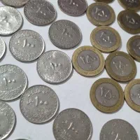 سکه های قدیمی ۲۵ و ۱۰تومنی|کلکسیون سکه، تمبر، اسکناس|تهران, نیروی هوایی (پیروزی)|دیوار