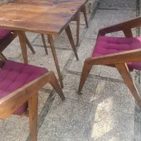 میز ناهار خوری 4نفره نراد کاملا نو بهمراه نشیمن|میز و صندلی غذاخوری|تنکابن, |دیوار