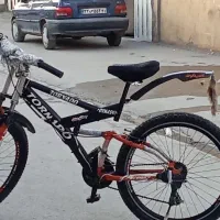 دوچرخه 26 تمیز و لوازمی|دوچرخه، اسکیت، اسکوتر|خرم‌آباد, |دیوار