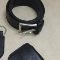 کمربند دولایه چرم طبیعی گاوی