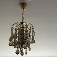 لوستر طلایی با سنگ کریستالی