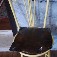 صندلی پایه بلند فلزی