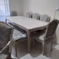 میزناهارخوری ۸ نفره چوب راش کاملا سالم