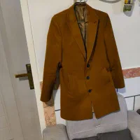 پالتو فوتر رنگ‌ قهوه ای شتری
