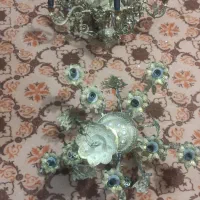 یک جفت لوستر پنچ شاخه دو طرفه کاملا سالم|لوستر و چراغ آویز|مراغه, |دیوار