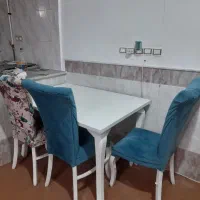 مبل ۷ نفره راحتی،کارکرده و تمیز با میزغذاخوری|مبلمان خانگی و میز عسلی|قم, باغ شریفی|دیوار