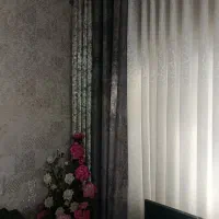 پرده حریر پتینه با دوتا کناره(والان)