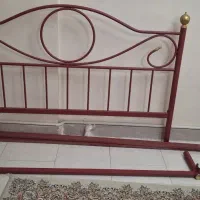 تخت خواب دونفره فرفورژه با تشک|تخت و سرویس خواب|کرج, باغستان|دیوار