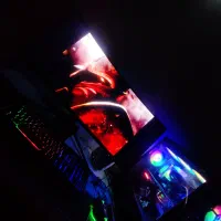 کیس گیمینگ. به همراه مانیتور 4k|رایانه رومیزی|اصفهان, ملک‌شهر|دیوار