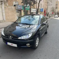 206مشکی مدل۸۶ سالم و خونگی با کارشناسی