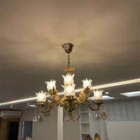 لوستر ۸ شعله ، دیوار کوب ، چراغ آویز سقفی ، مهتابی|لوستر و چراغ آویز|مشهد, هفت تیر (حافظ)|دیوار