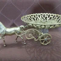 میوه خوری و شیرینی خوری برنزی|ظروف سرو و پذیرایی|قم, علی آباد سعدگان|دیوار