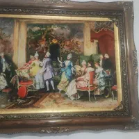 تابلو فرش ماشینی طرح دستباف