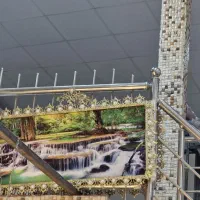 دنیایی تابلو فرش برنز اصل نگین سربی|تابلو فرش|کرمانشاه, |دیوار