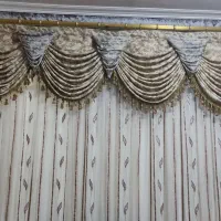 پرده پذیرایی شیک و تمیز