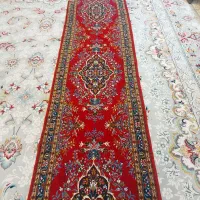 ۲ عدد کناره فرش قرمز و کرم