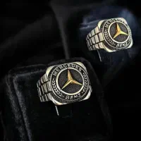 انگشتر مردانه تمام نقره مدل بنز لوکس|بدلیجات|تبریز, |دیوار