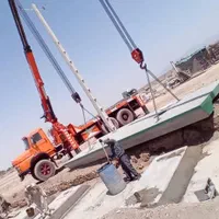 خدمات جرثقیل ۱۵تن کفی دار شرکت کویر بار ایرانشهر