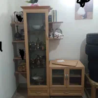 ۲ عدد میز تلویزیون و دکوری ویترین|میز تلویزیون|شازند, |دیوار