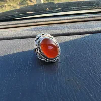 انگشتر نقره رکاب دست ساز