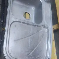 سینک دوقلو به همراه شیر اهرمی
