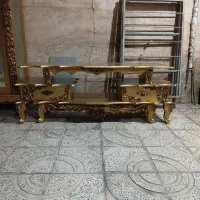 ست بوفه ساعت ایستاده و میز تلویزیون|بوفه، ویترین، کنسول|صباشهر, |دیوار