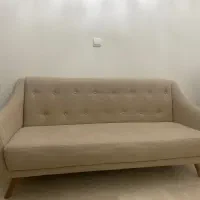 مبل راحتی هفت نفره عالی + ست آینه و کنسول جادار