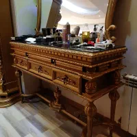 اینه و کنسول چوب راش|بوفه، ویترین، کنسول|ارومیه, |دیوار