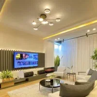 ۹۳ متر/سالن پرده خور/فول دیزاین/زیر قیمت فردوس
