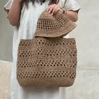 کیف رافیا هدیه روز مادر|کیف، کفش، کمربند|شیراز, دینکان|دیوار