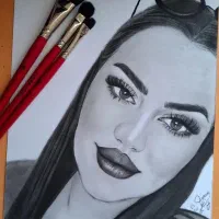 نقاشی چهره سیاه قلم و دیوار کوب با قیمت های مناسب|تابلو، نقاشی، عکس|دوگنبدان, |دیوار