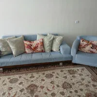 مبل راحتی 8 نفره تمام پارچه