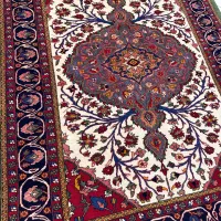 قالیچه قشقایی گل ابریشم