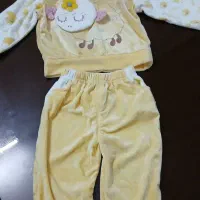 هودی شلوار مخمل عروسک برجسته کاملا نو و شیک|کفش و لباس بچه|مشهد, هنرور|دیوار