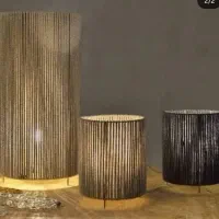 بافت انواع لوستر اباژور رافیار و ظروف رزینی|چراغ خواب و آباژور|رشت, چله خانه|دیوار