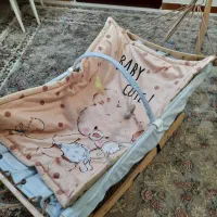 گهواره تاشو به همراه پشه بند ( نی نی لای لای )|اسباب و اثاث بچه|رشت, رشتیان|دیوار