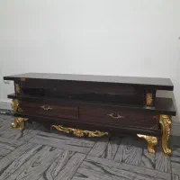 میزتلویزیون اینه وشمعدان