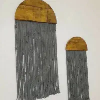 بوم ریس،مکرومه، دیوارکوب،رافیا|صنایع دستی و سایر لوازم تزئینی|رشت, حمیدیان|دیوار