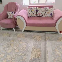 سرویس مبل راحتی هفت نفره و یک تک