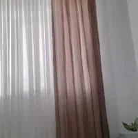 پرده حریر ساده سالم